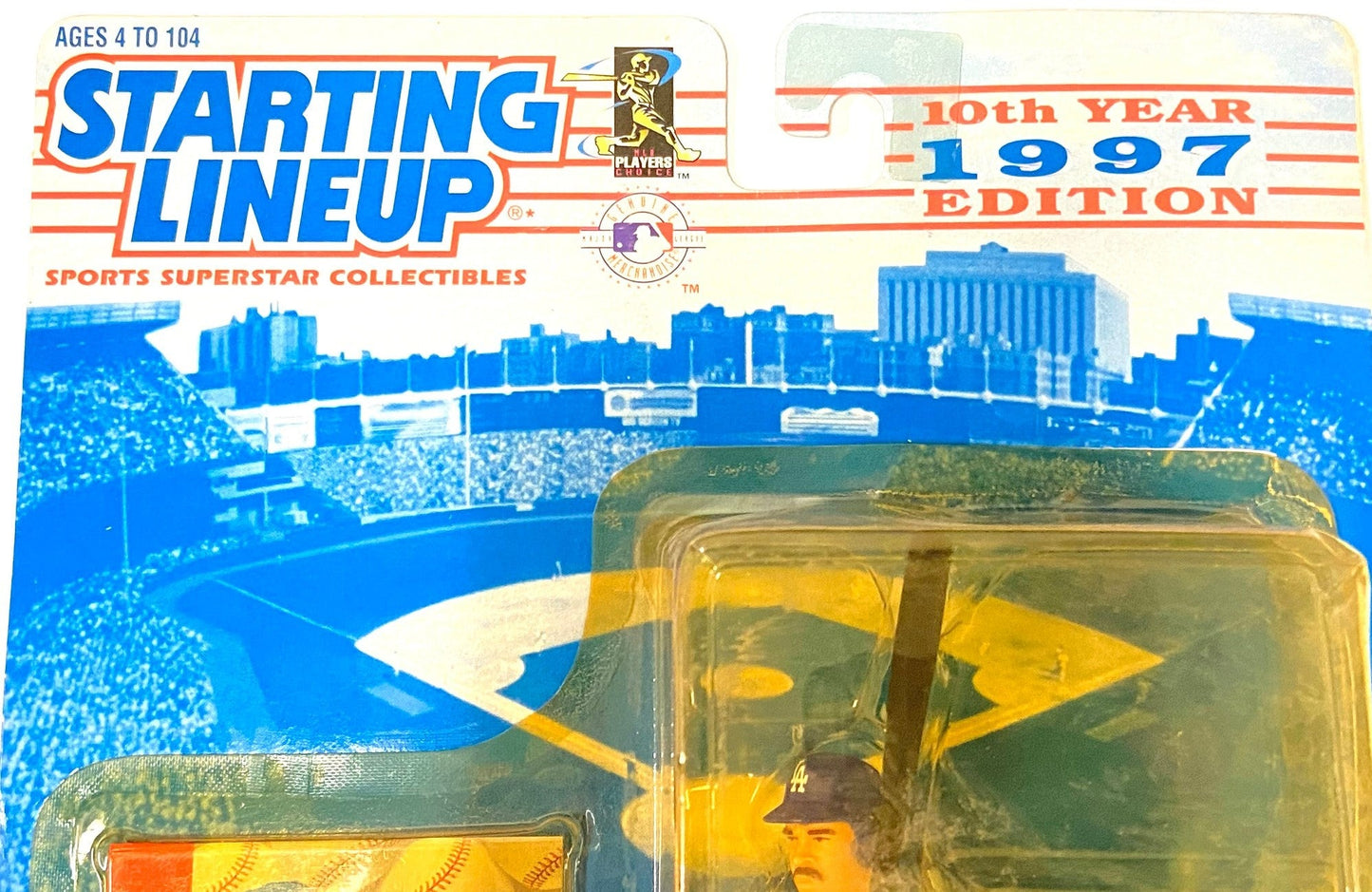 Mike Piazza 1997 MLB Los Angeles Dodgers Starting Lineup Figurine Used by Kenner