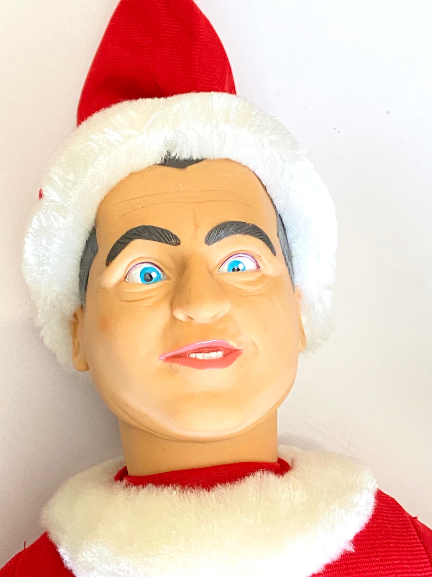 Three Stooges 2002 Curly Plush Santa Doll by C3 Entertainment