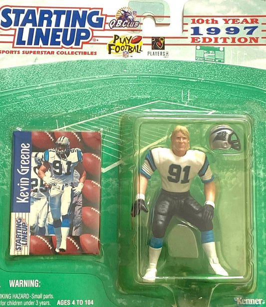 Kevin Greene 1997 Carolina Panthers NFL Starting Lineup Figurine by Kenner