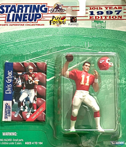 Elvis Grbac 1997 NFL Kansas City Chiefs Starting Lineup Figurine by Kenner