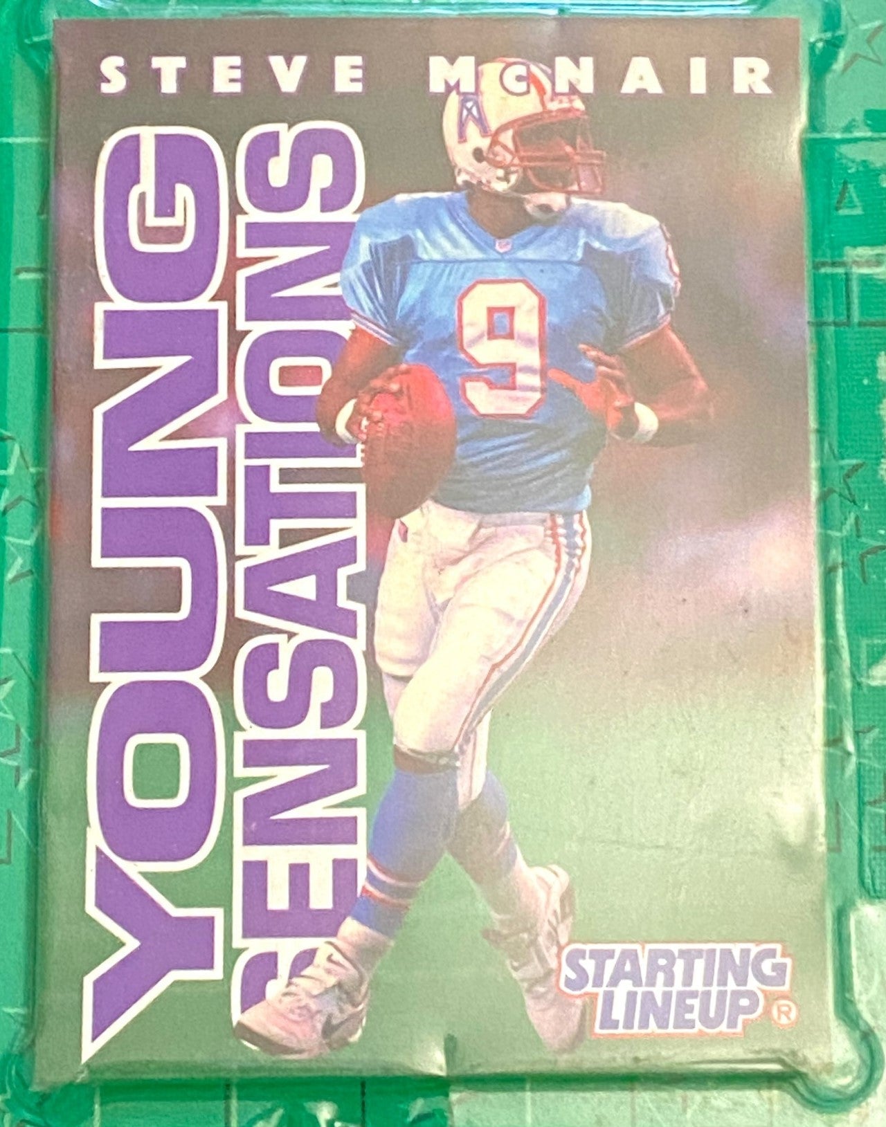 Steve McNair 1996 NFL Houston Oilers Starting Lineup Figurine by Kenner