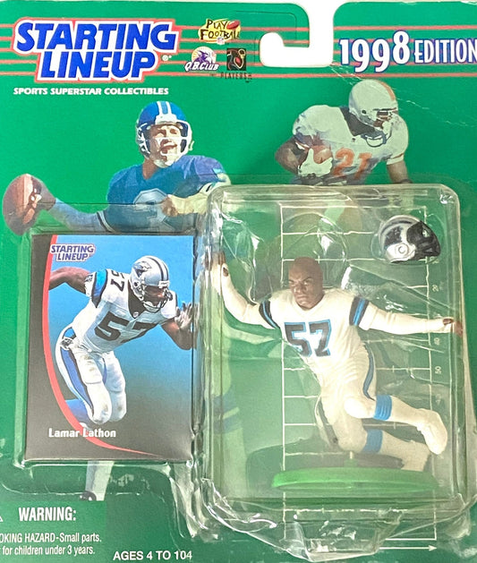 Lamar Lathon 1998 NFL Carolina Panthers Starting Lineup Figurine by Kenner