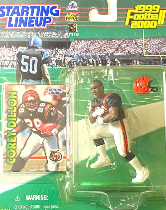 Corey Dillon 1999-2000 NFL Cincinnati Bengals Starting Lineup Figurine by Hasbro