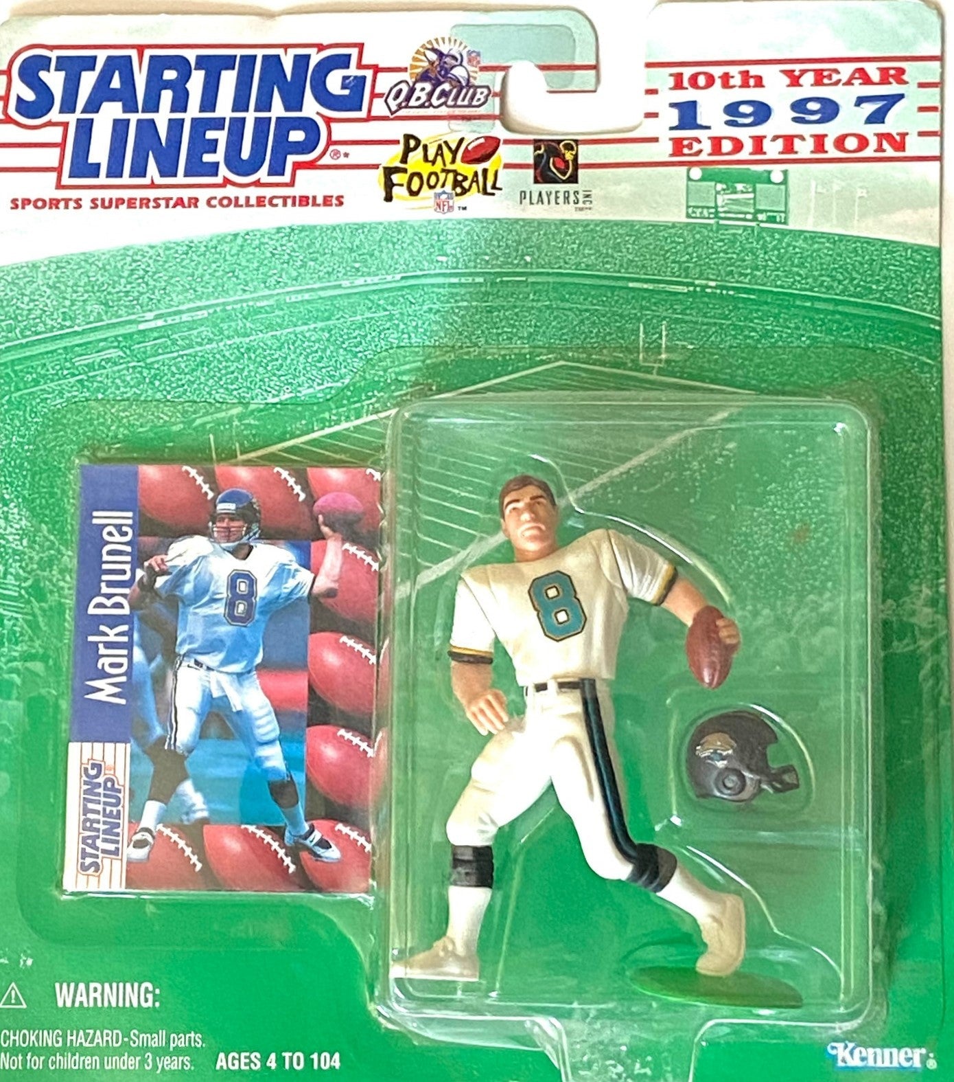 Mark Brunell 1997 NFL Jacksonville Jaguars Starting Lineup Figurine by Kenner