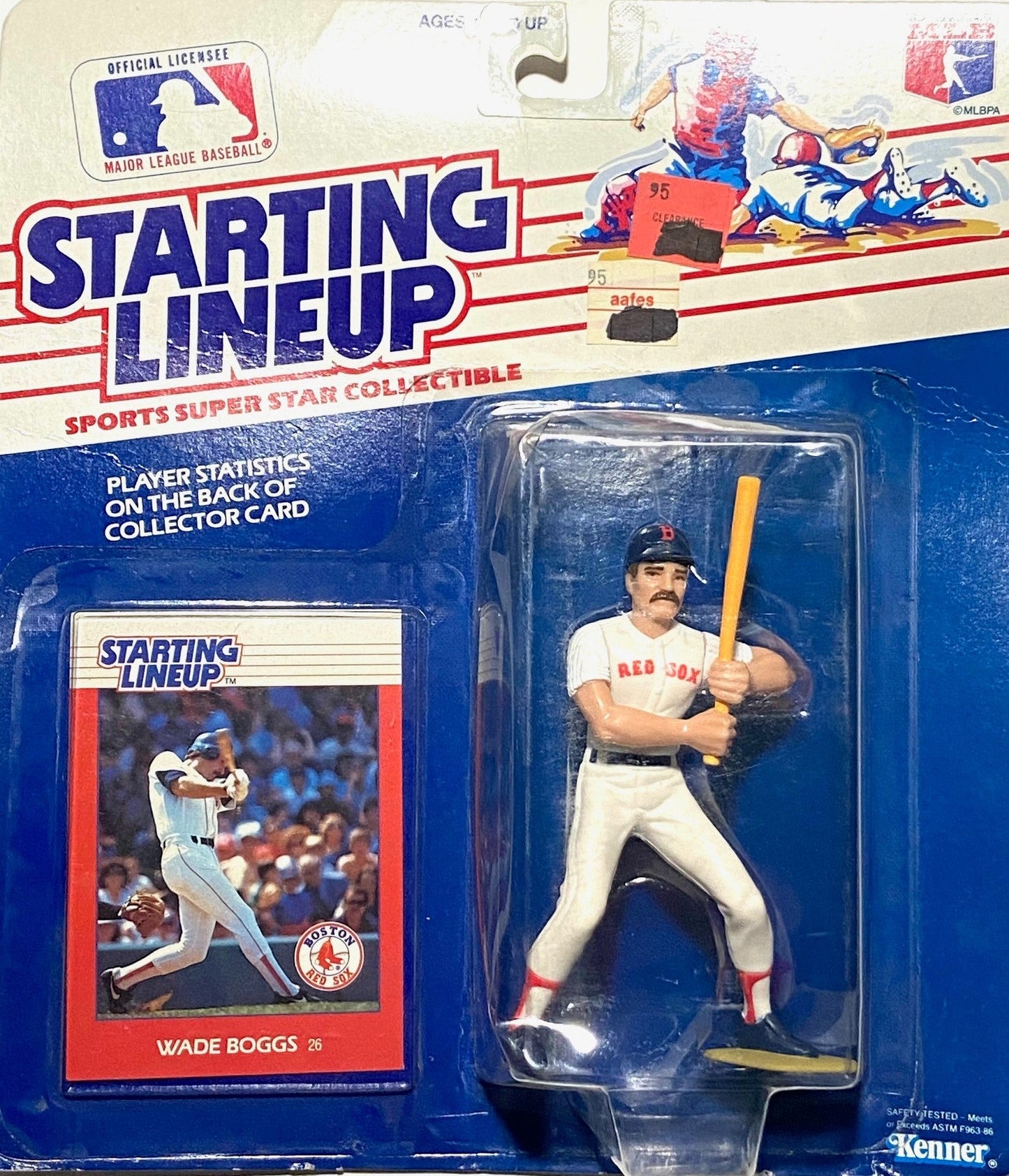 Wade Boggs 1988 Boston Red Sox MLB Starting Lineup Figurine by Kenner