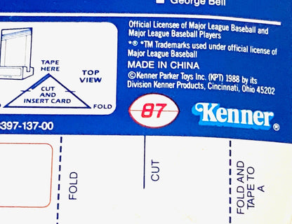 George Brett 1988 Kansas City Royals MLB Starting Lineup Figurine and Player Card by Kenner