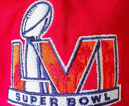 Super Bowl LVI (56) 2022 Commemorative Red Ball Cap by '47 Brand