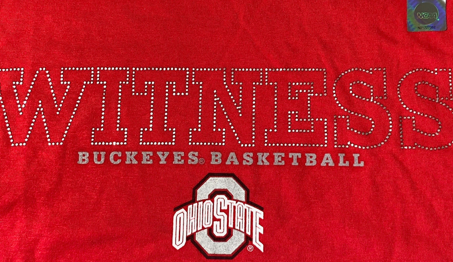 Ohio State Buckeyes NCAA Red "Witness" Adult XL T-Shirt