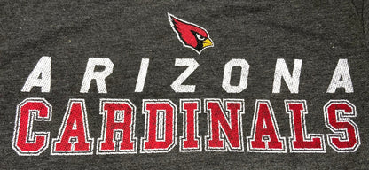 Arizona Cardinals 2016 NFL Adult Small Gray Logo T-Shirt by NFL Team Apparel