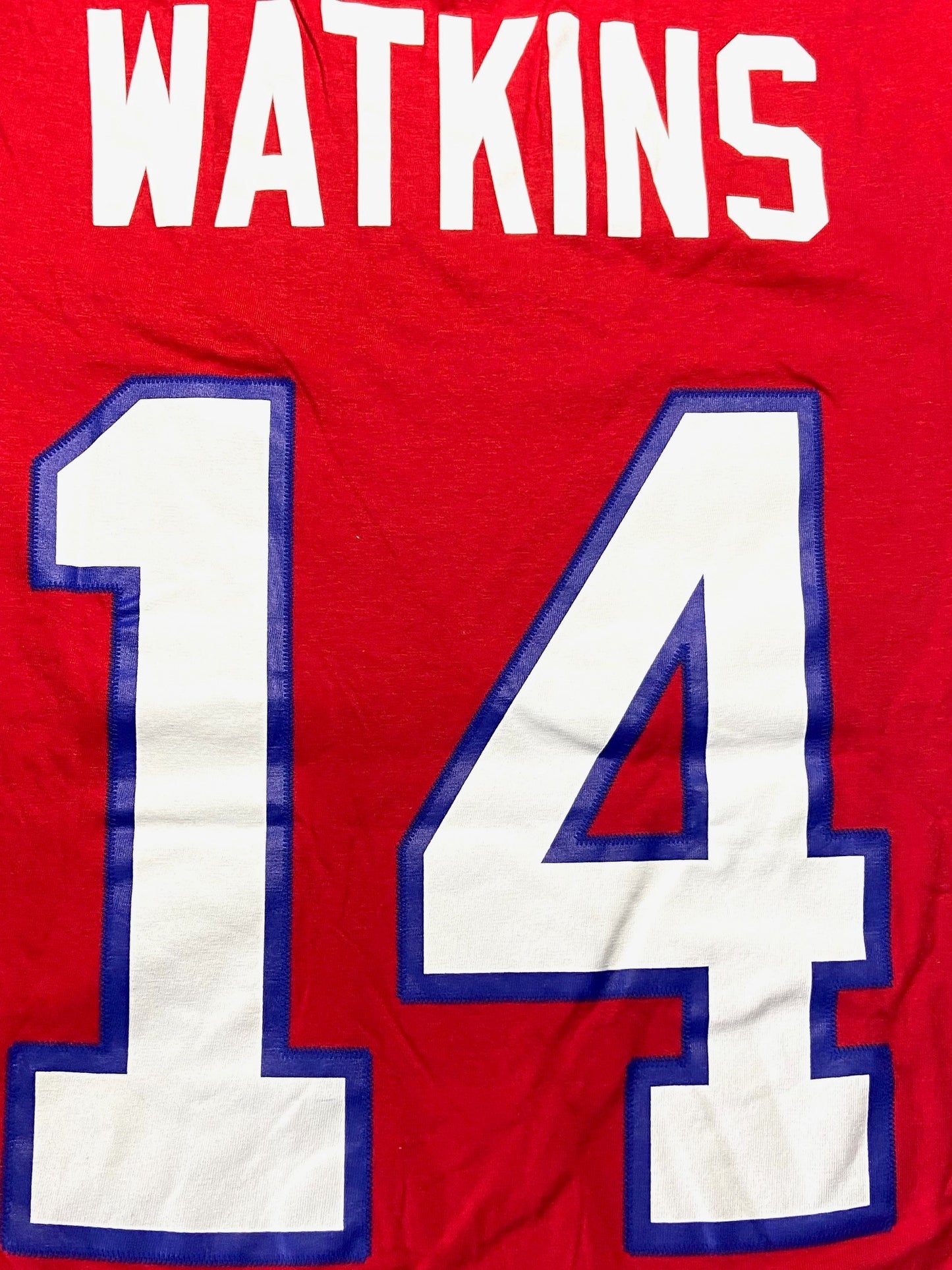 Sammy Watkins 2015 NFL Buffalo Bills Adult Small Red Jersey T-Shirt