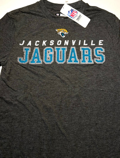 Jacksonville Jaguars 2016 NFL Adult Small Dark Gray Logo T-Shirt by NFL Team Apparel