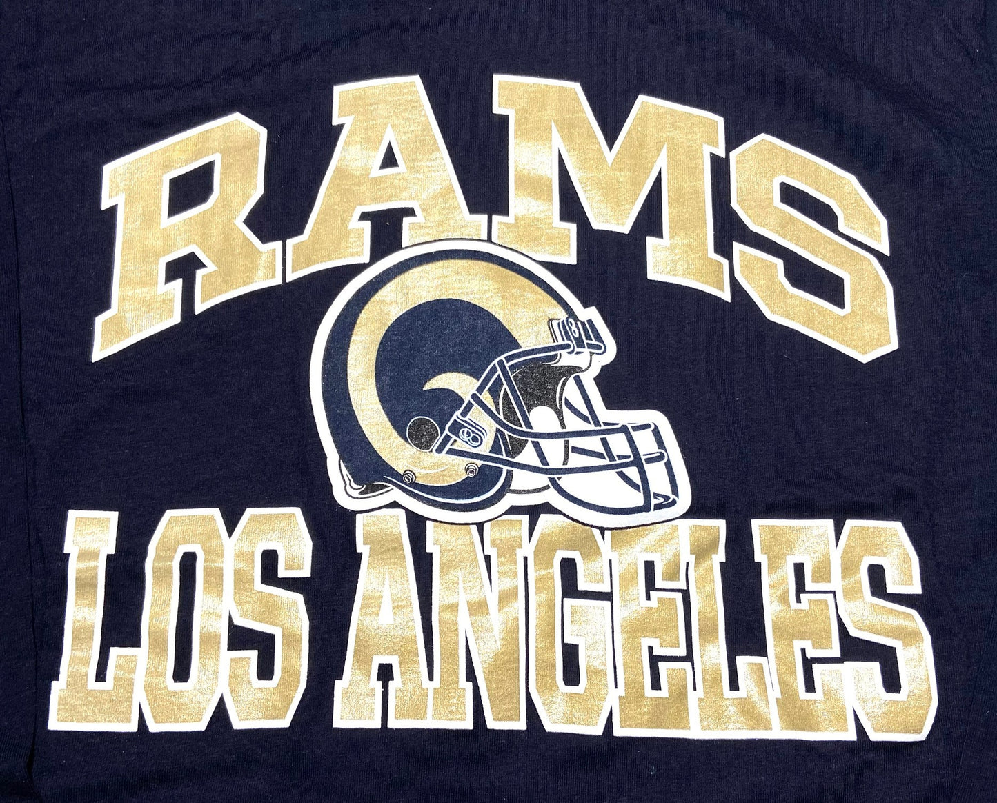 Los Angeles Rams NFL Long Sleeve Logo T-Shirt Navy Youth Med (10-12) by NFL