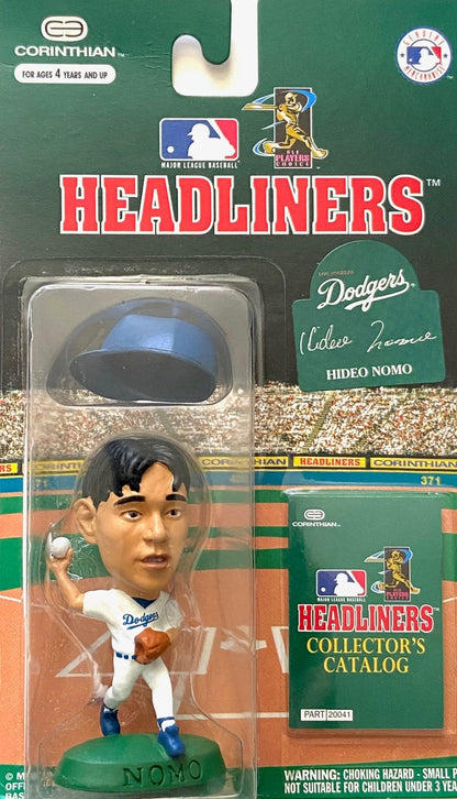 Hideo Nomo 1996 MLB Los Angeles Dodgers Headliner Figurine by Corinthian