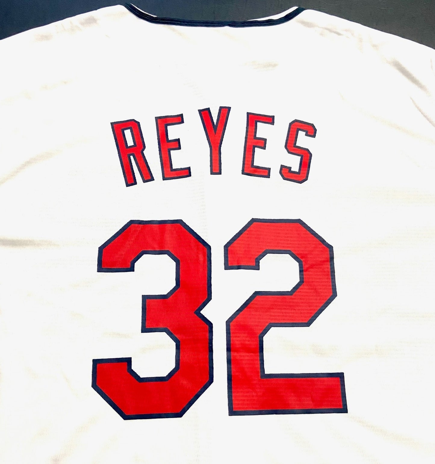 Franmil Reyes #32 MLB Cleveland Indians Jersey SGA (Used) by Match-Up