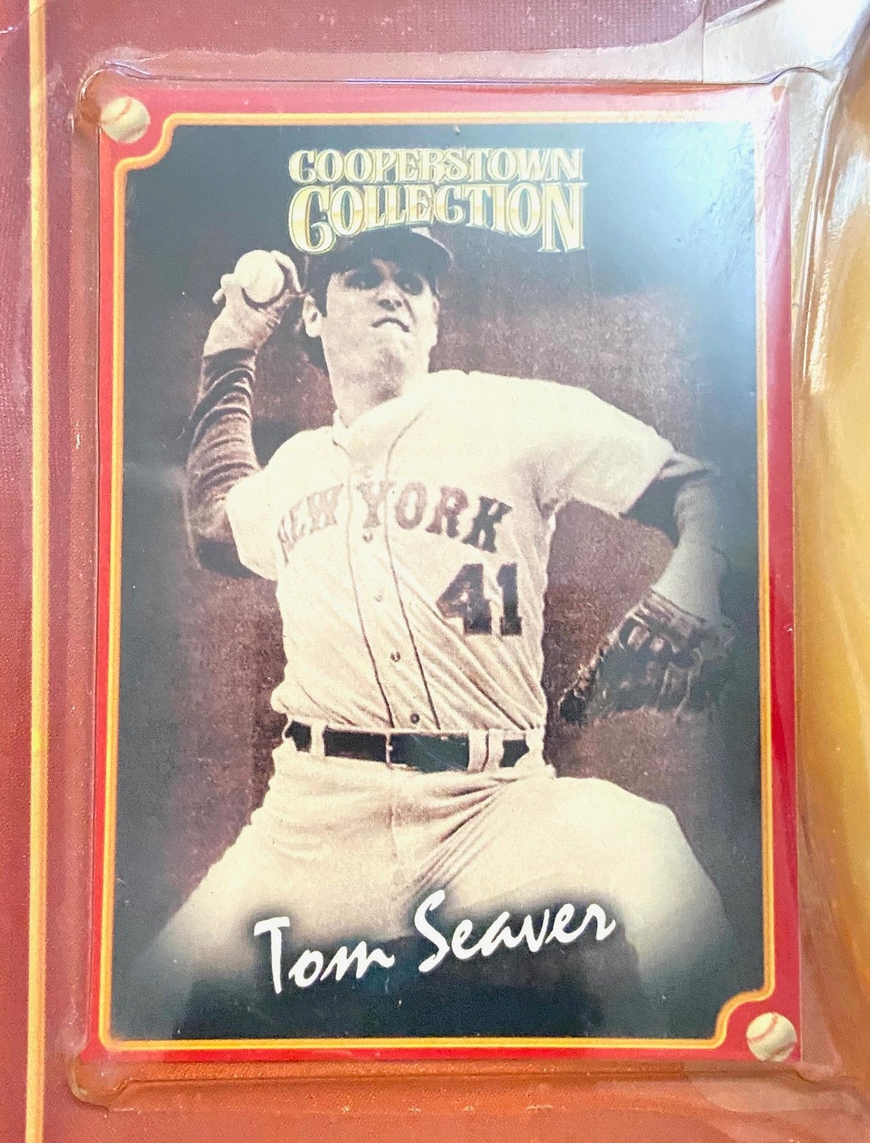 Tom Seaver 1998 Cooperstown Collection New York Mets SL MLB Figurine by Kenner