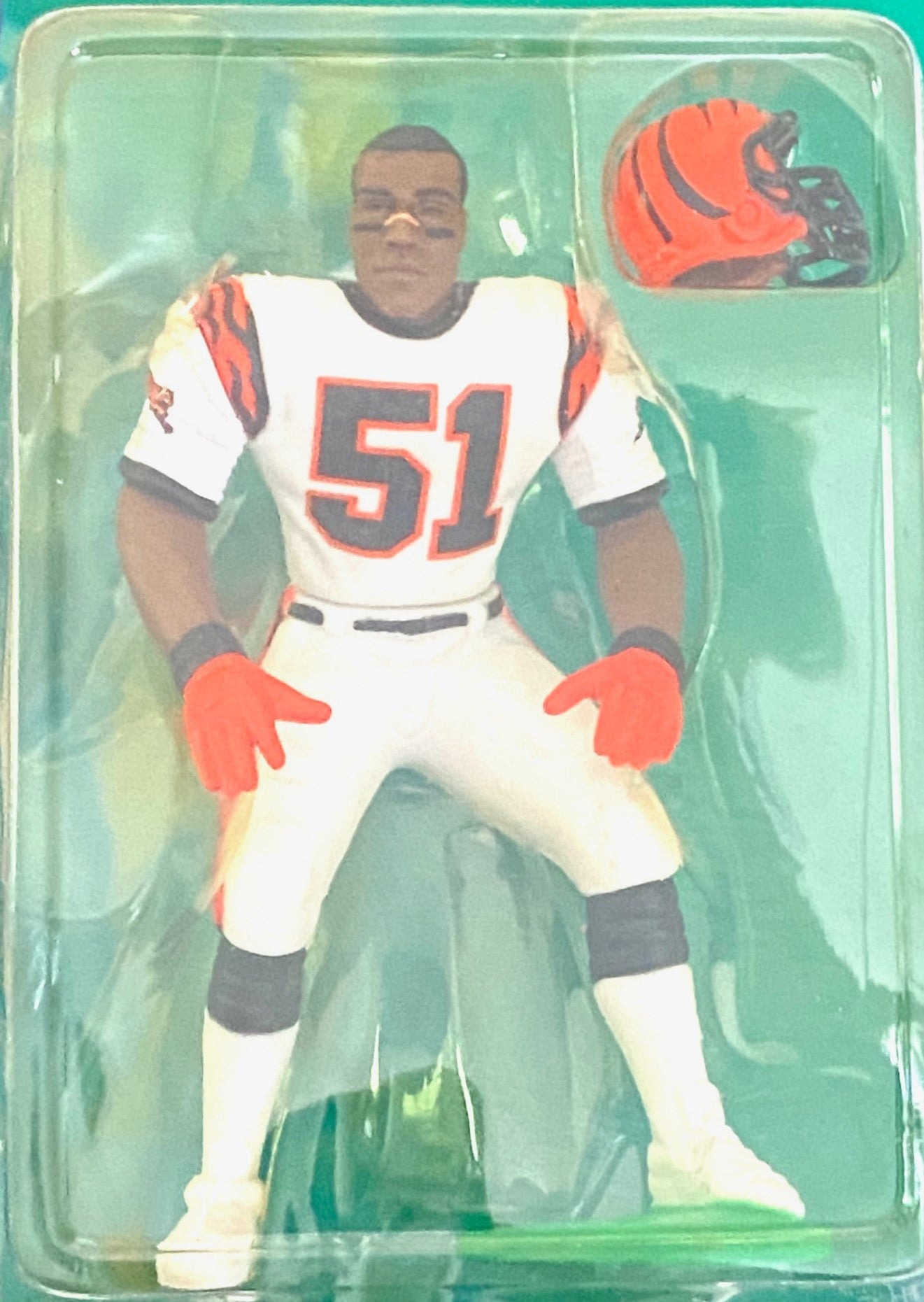 Takeo Spikes 2000-01 NFL Cincinnati Bengals Starting Lineup Figurine by Hasbro