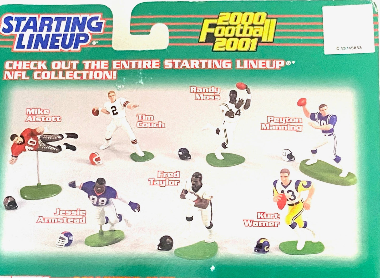 Takeo Spikes 2000-01 NFL Cincinnati Bengals Starting Lineup Figurine by Hasbro