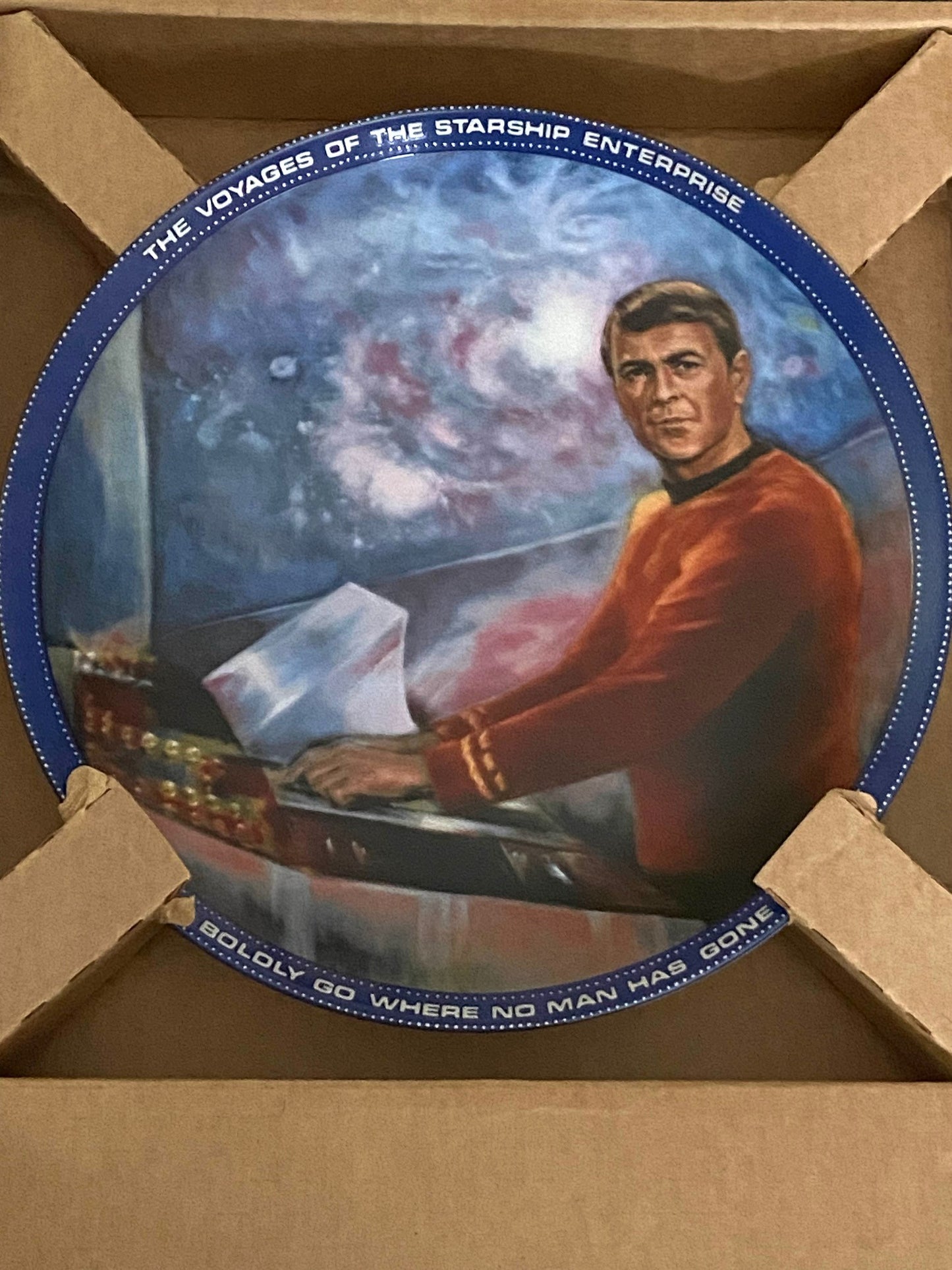 "Scotty" 1984 Ltd. Ed. Star Trek Porcelain Collectors Plate (Used) by Ernst/Hamilton Collection