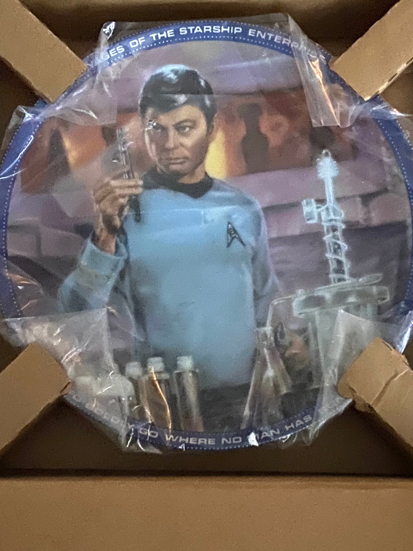 "Dr. McCoy" 1984 Ltd. Ed. Star Trek Porcelain Collectors Plate (Used) by Ernst/Hamilton Collection