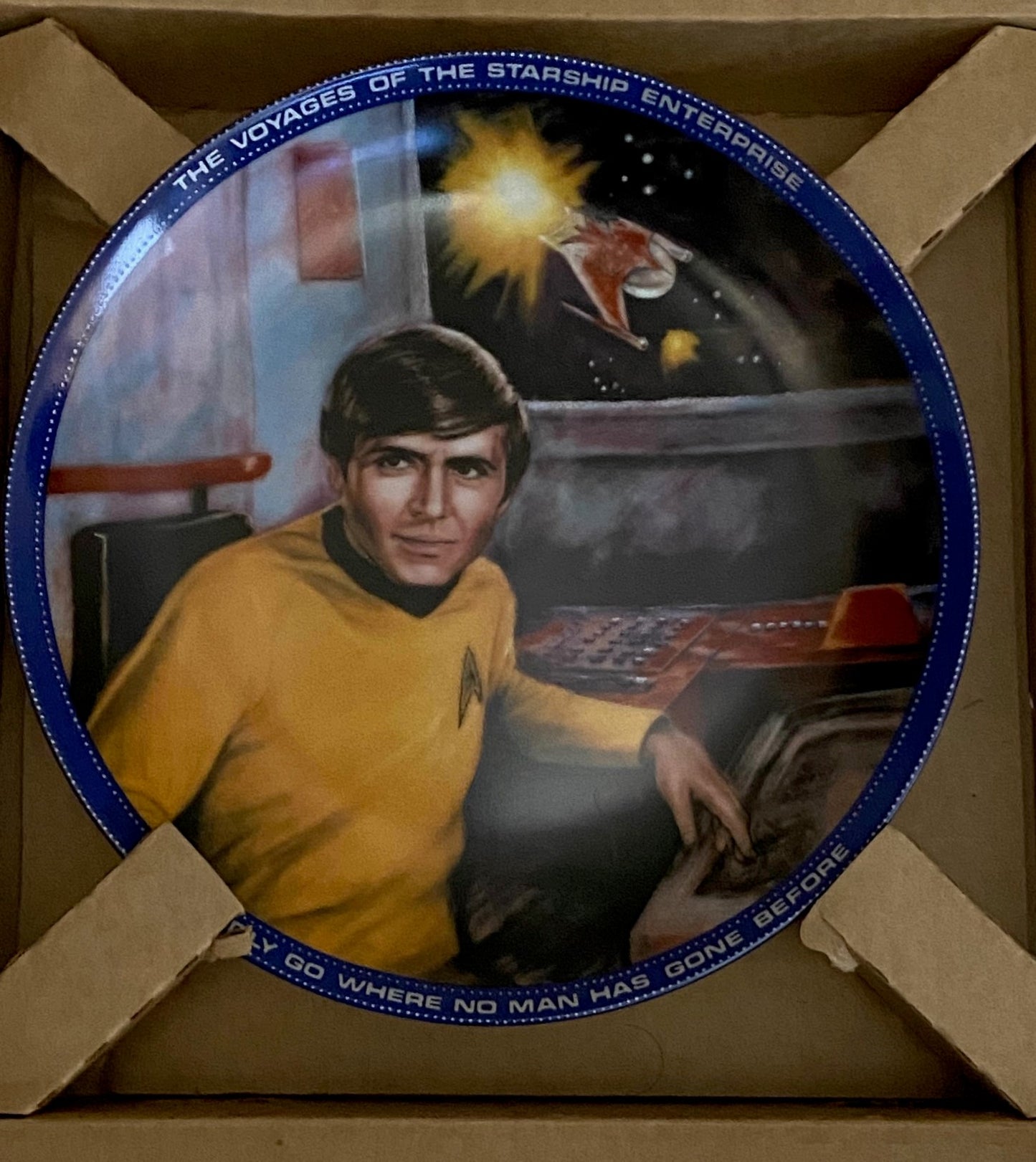 "Chekov" 1984 Ltd. Ed. Star Trek Porcelain Collectors Plate (Used) by Ernst/Hamilton Collection