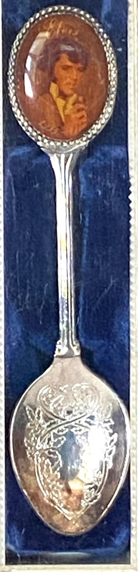 Elvis Presley Silver Plated Spoon W/Display Case (Used) by Unknown