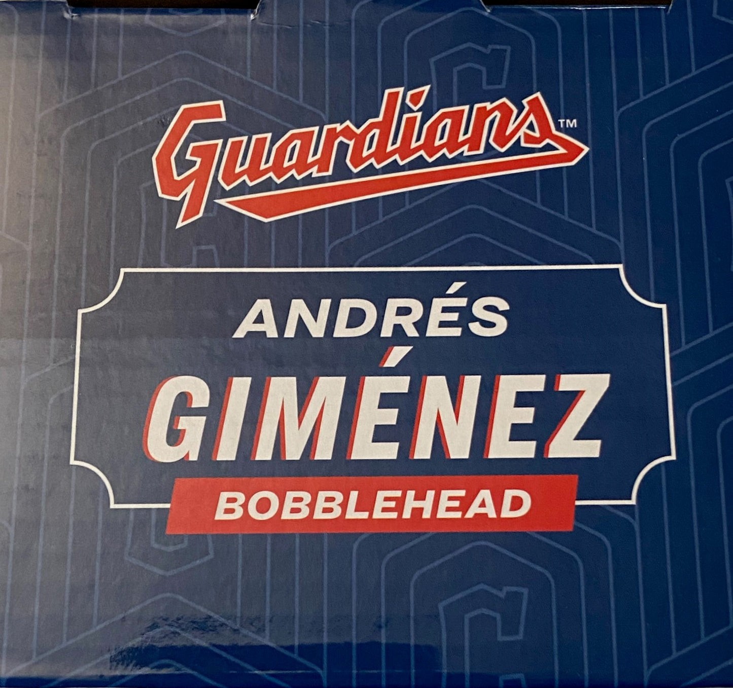 Andres Gimenez 2023 MLB Cleveland Guardians Bobblehead SGA by BD&A