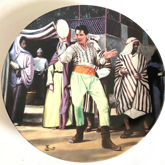 Elvis Presley 1993 Ltd. Ed. "Harum Scarum" Collector's Plate (Used) by Delphi/EPE