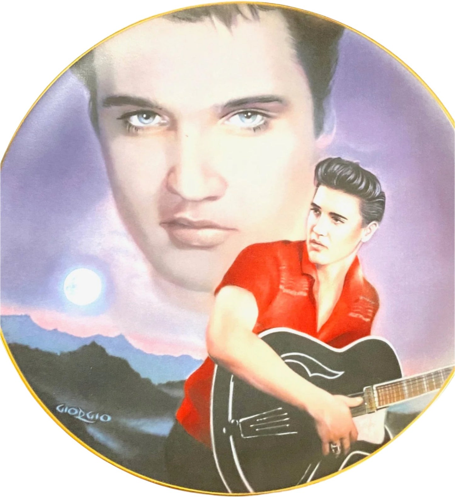 Elvis Presley 1993 Ltd. Ed. "Blue Moon of Kentucky" Collector's Plate (Used) by Delphi/EPE