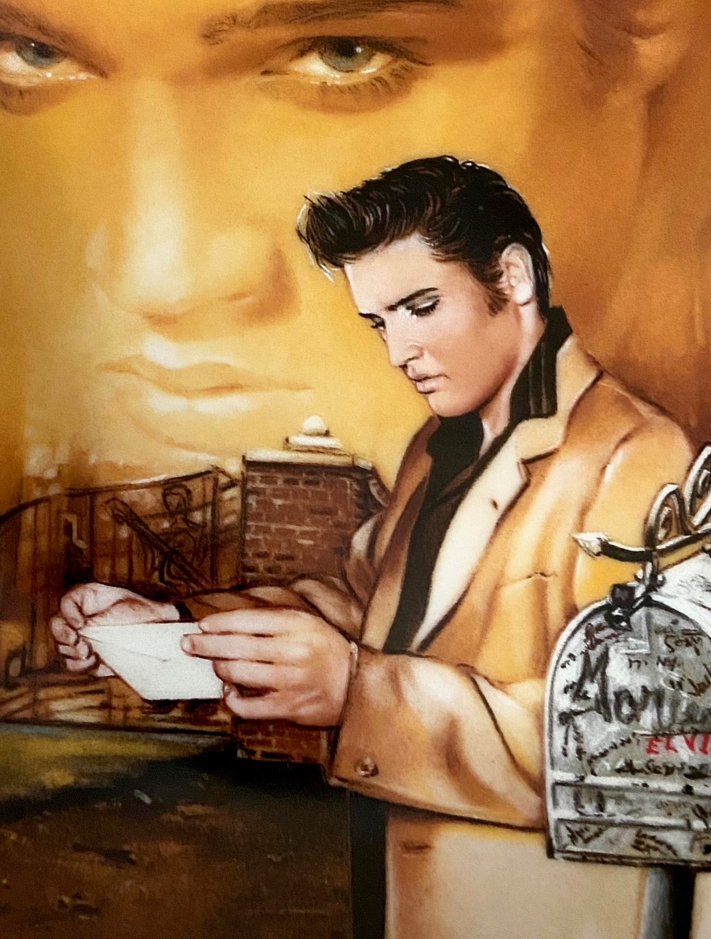 Elvis Presley 1992 Ltd. Ed. "Return to Sender" Collector's Plate (Used) by Delphi/EPE