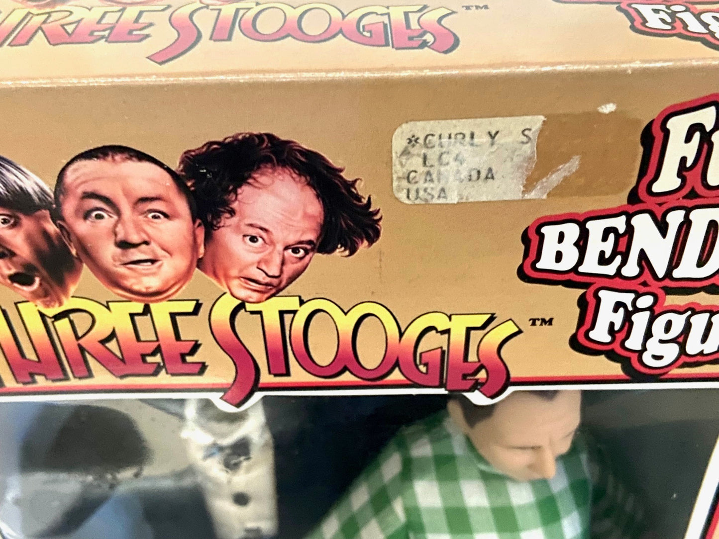 Three Stooges 1997 Curly Lt. Ed. Bendable Figure (Used) by Fun4All