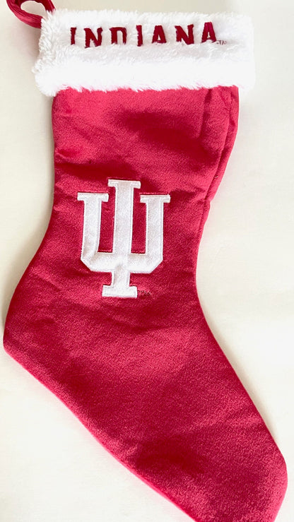 Indiana Hoosiers 2016 NCAA Red 17" Holiday Stocking (Used) by Forever Collectibles