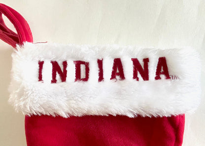 Indiana Hoosiers 2016 NCAA Red 17" Holiday Stocking (Used) by Forever Collectibles