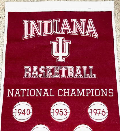 Indiana Hoosiers NCAA 2'X3' Pennant (Used) by Winning Streak Sports