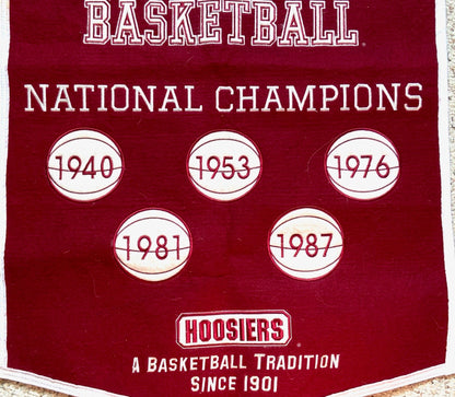 Indiana Hoosiers NCAA 2'X3' Pennant (Used) by Winning Streak Sports