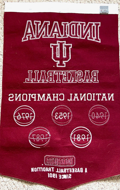 Indiana Hoosiers NCAA 2'X3' Pennant (Used) by Winning Streak Sports