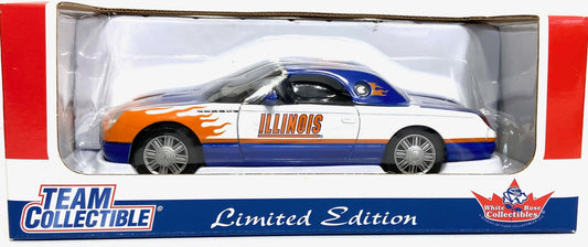 Illinois Fighting Illini Vintage 2002 NCAA 1:24 Ford Thunderbird by White Rose Collectibles