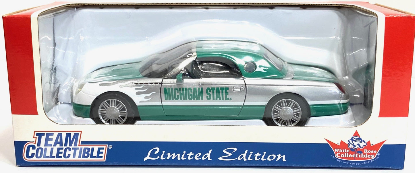 Michigan State Spartans Vintage 2002 NCAA 1:24 Ford Thunderbird by White Rose Collectibles