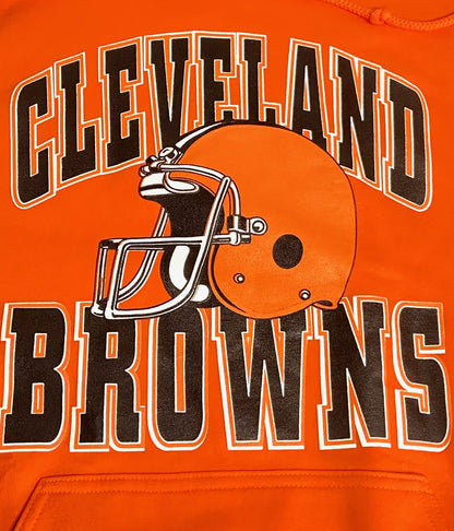 Cleveland Browns 1999 NFL Orange Hooded Logo Sweatshirt NOS by NFL Guildan