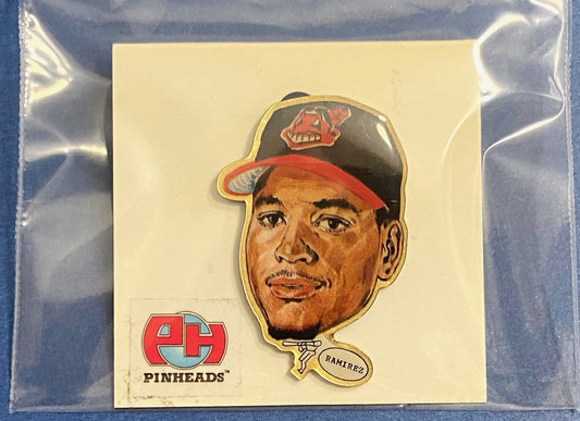 Manny Ramirez Vintage 1999 Cleveland Indians First Edition Pinhead Carded by Pinheads