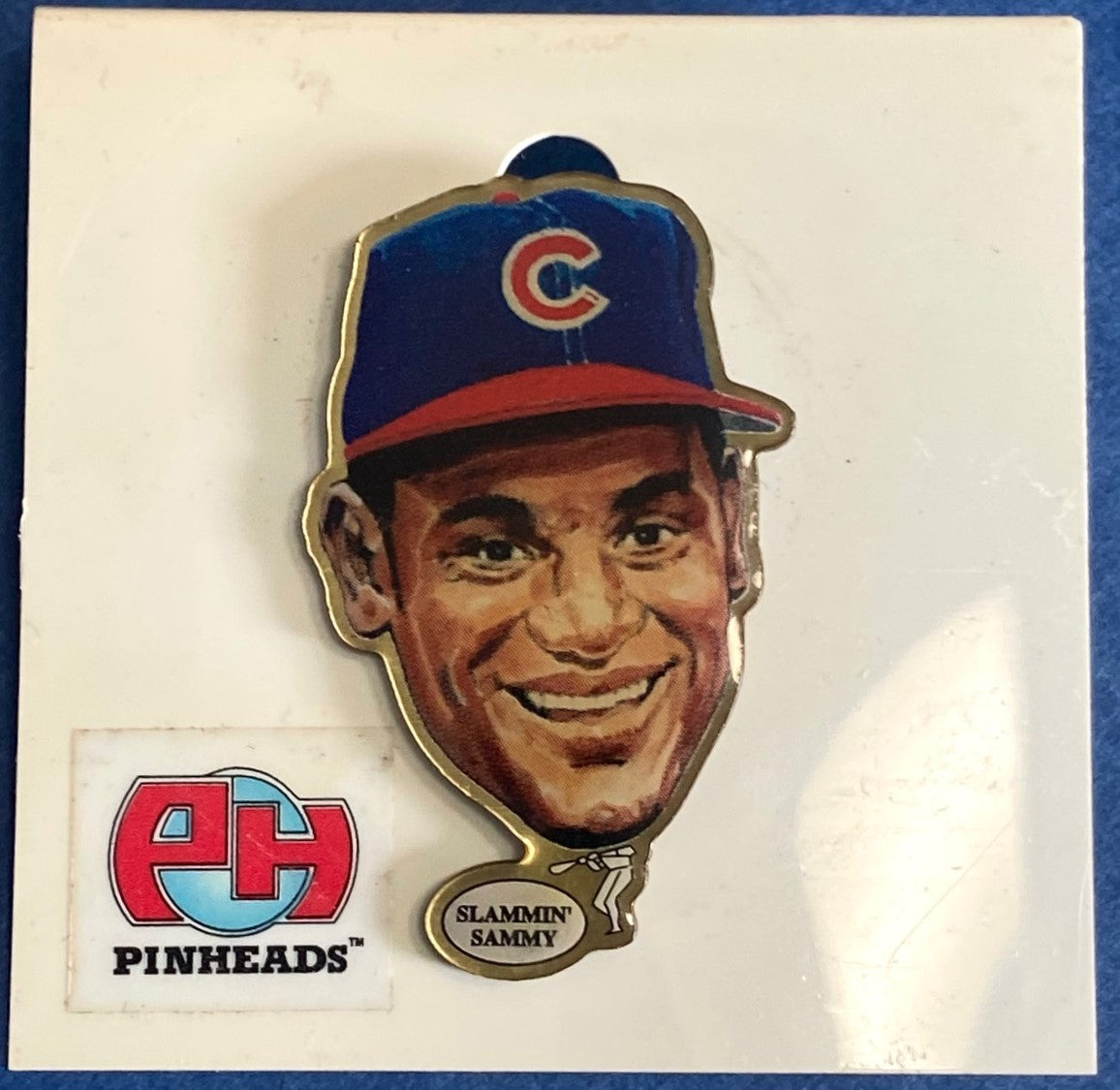 Sammy Sosa Vintage 1999 Chicago Cubs First Edition Pinhead Carded by Pinheads