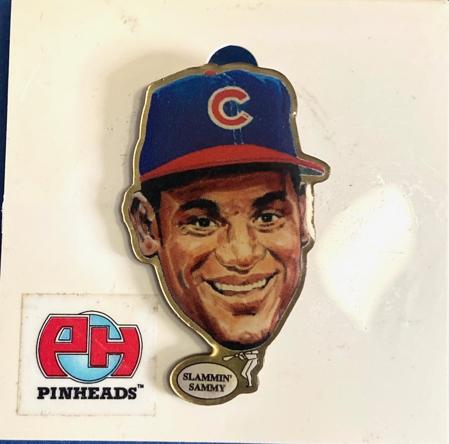 Sammy Sosa Vintage 1999 Chicago Cubs First Edition Pinhead Carded by Pinheads