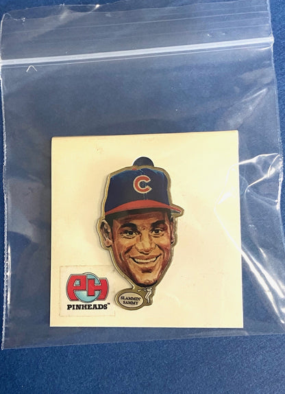 Sammy Sosa Vintage 1999 Chicago Cubs First Edition Pinhead Carded by Pinheads