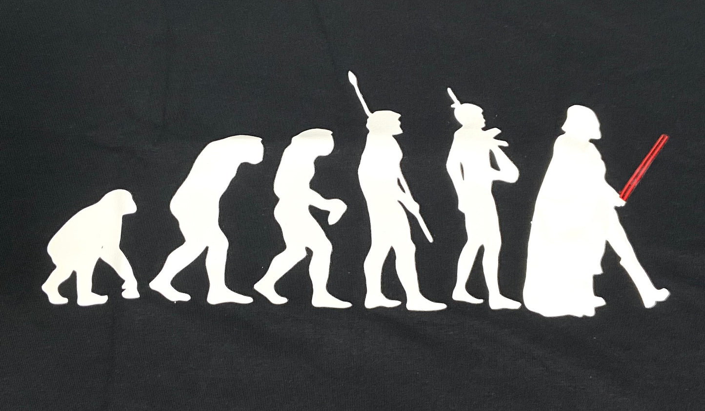 Darth's Evolution 2014 Adult T-Shirt Size Lg. to 3XL by Unknown